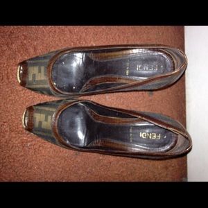 COPY - Fendi wedge heel sandal.